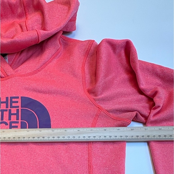 The North Face Half Dome Logo Hoodie Womens Medium Pink Purple Athletic Pullover - Picture 4 of 7